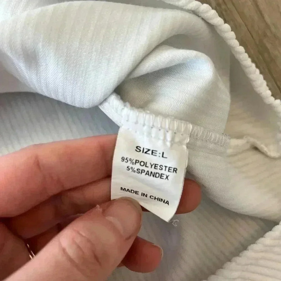 Womens Corduroy Button Down Color Block Shacket - L - Picture 5 of 5